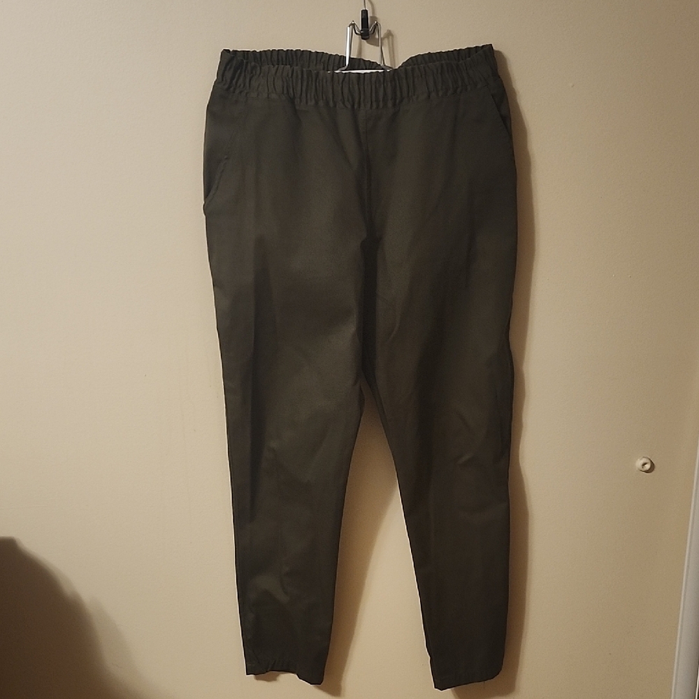 Men's Muttonhead Olive Green Baseball Pants